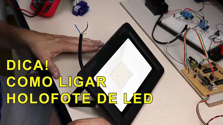Dica: Como identificar os fios e ligar holofote de Leds