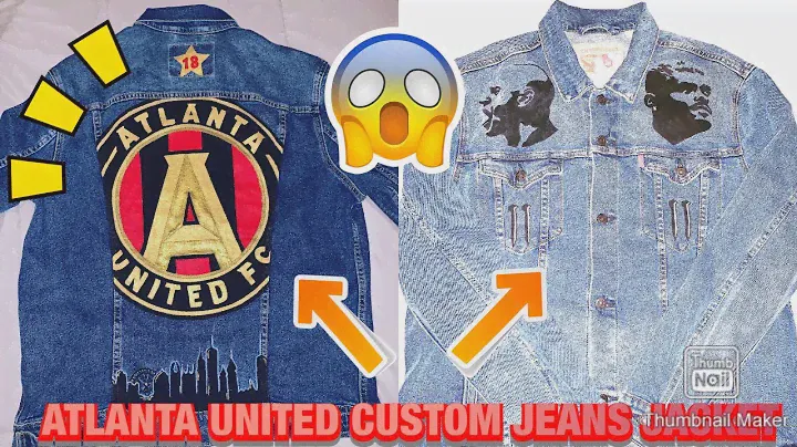 CUSTOM JEANS JACKET 🎨 (ATLANTA UNITED)
