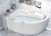 Акриловая ванна Aquanet Atlanta 150x90 L пристенная, асимметричная