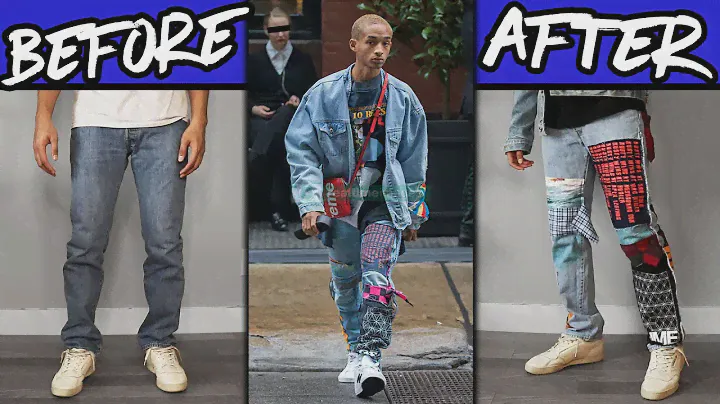 DIY | Jaden Smith INVERTED Denim Jeans | JULIUS